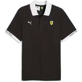 Puma Ferrari Pique Polo schwarz M