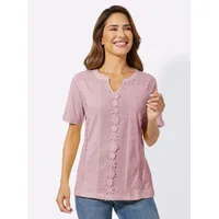 Sieh an! Kurzarm-Shirt in rosé | Gr.: 48
