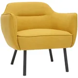 miliboo Sessel LAURENS Polyester 0 x 0 x 0 cm Gelb
