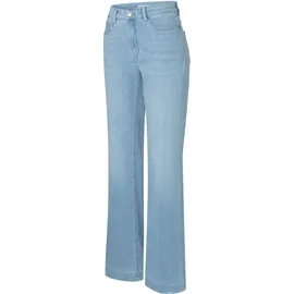 MAC Wide Leg Jeans in Bleached mit Bügelfalte-D42 / L32