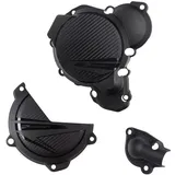 Polisport Motordeckel-Schutz-Kit Schwarz