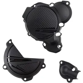 Polisport Motordeckel-Schutz-Kit Schwarz