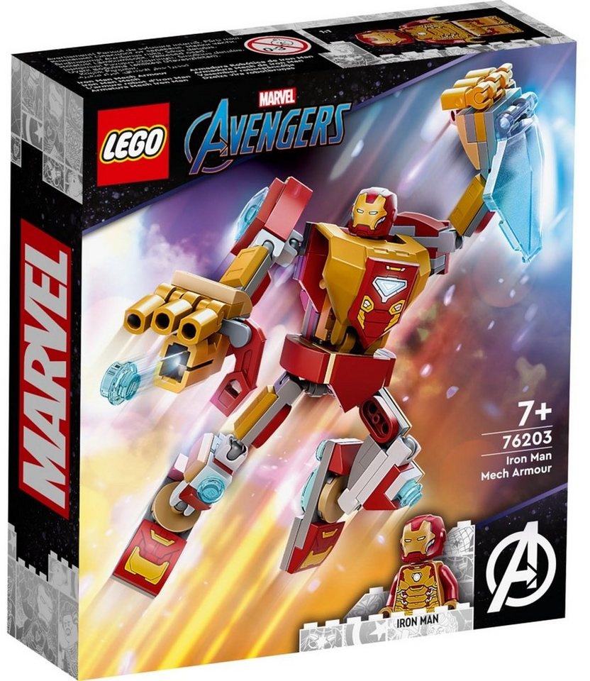 LEGO® Spielbausteine LEGO Marvel Super Heroes 76203 - Iron Man Mech