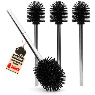 BigDean WC-Bürste 4er Set Schwarz