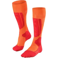 Falke Damen Skisocken SK5 Expert W KH Seide warm dünn 1 Paar, Orange 39-40