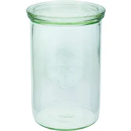Dosen-Zentrale Weck Sturzglas 1050 ml (Hochwertiges Einweck; Einmach Glas mit Glasdeckel; zum Einkochen; Hitzebeständig; Mikrowellengeeignet; Backofengeeignet; Rundrandglas) 6 Stück