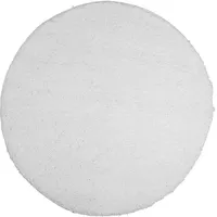 Carpet City Hochflor Teppich Shaggy Einfarbig Weiß - 200x200