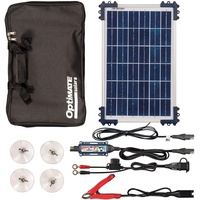 OptiMate Solar Duo 10W Travel Kit, TM522-D1TK, 6-stufiges gekapseltes batterieschonendes 12V /12,8V 0.83A Solarlade- & -wartungsgerät