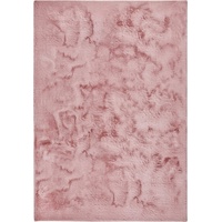 DEKOWE Fellteppich »Roger«, rechteckig, Kunstfell, Kaninchenfell-Haptik, weich - ein echter Kuschelteppich, 46570345-3 rosé 20 mm