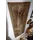 MASSIVMOEBEL24.DE Wandgarderobe Sheesham 55 x 3 x 150 cm Grau Geölt