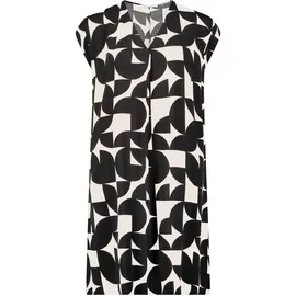 Betty & Co Druckkleid Kleid Schwarz/Weiß 46