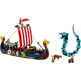 LEGO Creator 3in1 Wikingerschiff mit Midgardschlange 31132