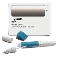 Genuine Colors Lackstift WHITE SAND Y3Y Kompatibel/Ersatz für Hyundai Weiß