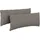 sit&more Polsterauflage 65 x 25 x 10 cm grau 2-tlg.