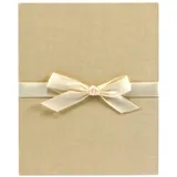 Goldbuch Leporello Linum schwarze Seiten für 10 Fotos 13x18 beige