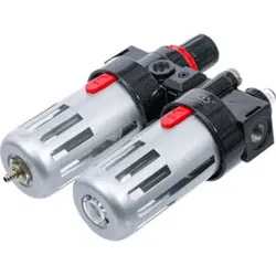 BGS Druckluft-Filter / Öler-Einheit mit Druckregler 8603