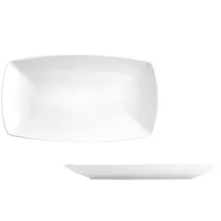 Saturnia Tokio Uni Rechteckplatte 30x18cm * - weiß -