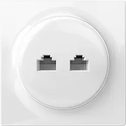 Fibaro Walli N, 2 x RJ-45, Weiß, 86 mm, 42 mm, 86 mm, 1 Stück(e)