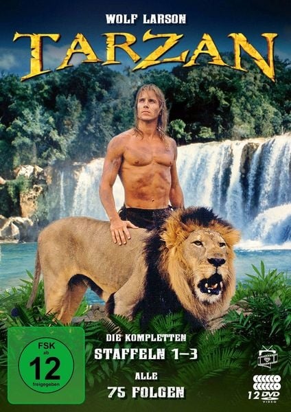 Tarzan - Die komplette Serie mit Wolf Larson (Alle 75 Folgen) (Fernsehjuwelen) [12 DVDs]