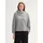 Tom Tailor Damen Sweatshirt mit asymmetrischem Kragen, grau, Meliert, Gr. M