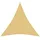 sunprotect 83495 Professional Sonnensegel, 4,5 x 4,5 x 4,5 m, Dreieck, wind- & wasserdurchlässig, beige