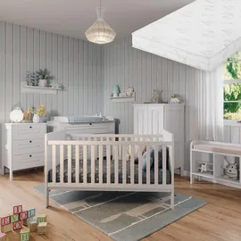 VitaliSpa Babybett Ajaton 144.4 x 83 cm mit Matratze