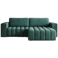 Luxusbetten24 Schlafsofa Designer Sofa Tirina grün