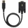 Startech StarTech.com 3m USB Null Modem Seriell Adapterkabel, USB-A auf DB9 RS232, FTDI, COM Retention, LED, wechselbare DB9 Schrauben und Muttern