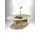 schömig 24/7 ® Couchtisch Oval Landhaus Eiche hell 92 x 55 x 44 cm