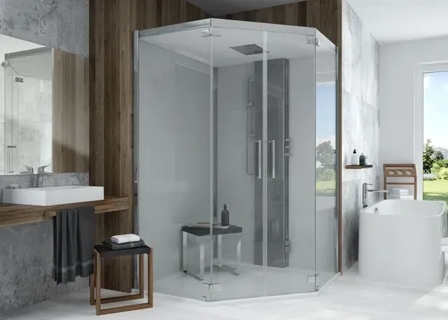 Hoesch Dampfkabine SensePerience 5-Eck 1400 bodenbündig 533441B.550