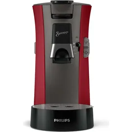 Philips Senseo Select CSA240/90 dunkelrot/grau