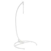 Hesperide Hängesessel-Ständer ORBIANA, Stahl, korrosionsgeschützt, H. 210 cm, – weiß,