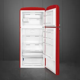 Smeg FAB50RRD5 Retro-Kühl-Gefrierkombination (400 l, 1921 mm hoch, Rot)