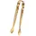 Gräwe Zuckerzange, Edelstahl, Serie Rosendekor, gold,