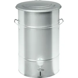 Kongamek Abfalleimer 70 l Silber