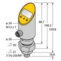 Turck Drucksensor PS400R5052UPN8XH1141