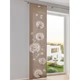 Heine Schiebevorhang in braun-weiß | Gr.: 145-x-57cm