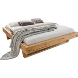 Home Affaire Massivholzbett HOME AFFAIRE "Ultima, hohe Belastbarkeit, Futonbett ohne Kopfteil", beige (natur), B:198cm L:218cm, Betten, Massivholzbett, aus Eiche oder Fichte, FSC-zertifiziert, in vielen Breiten