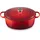 33 cm oval kirschrot