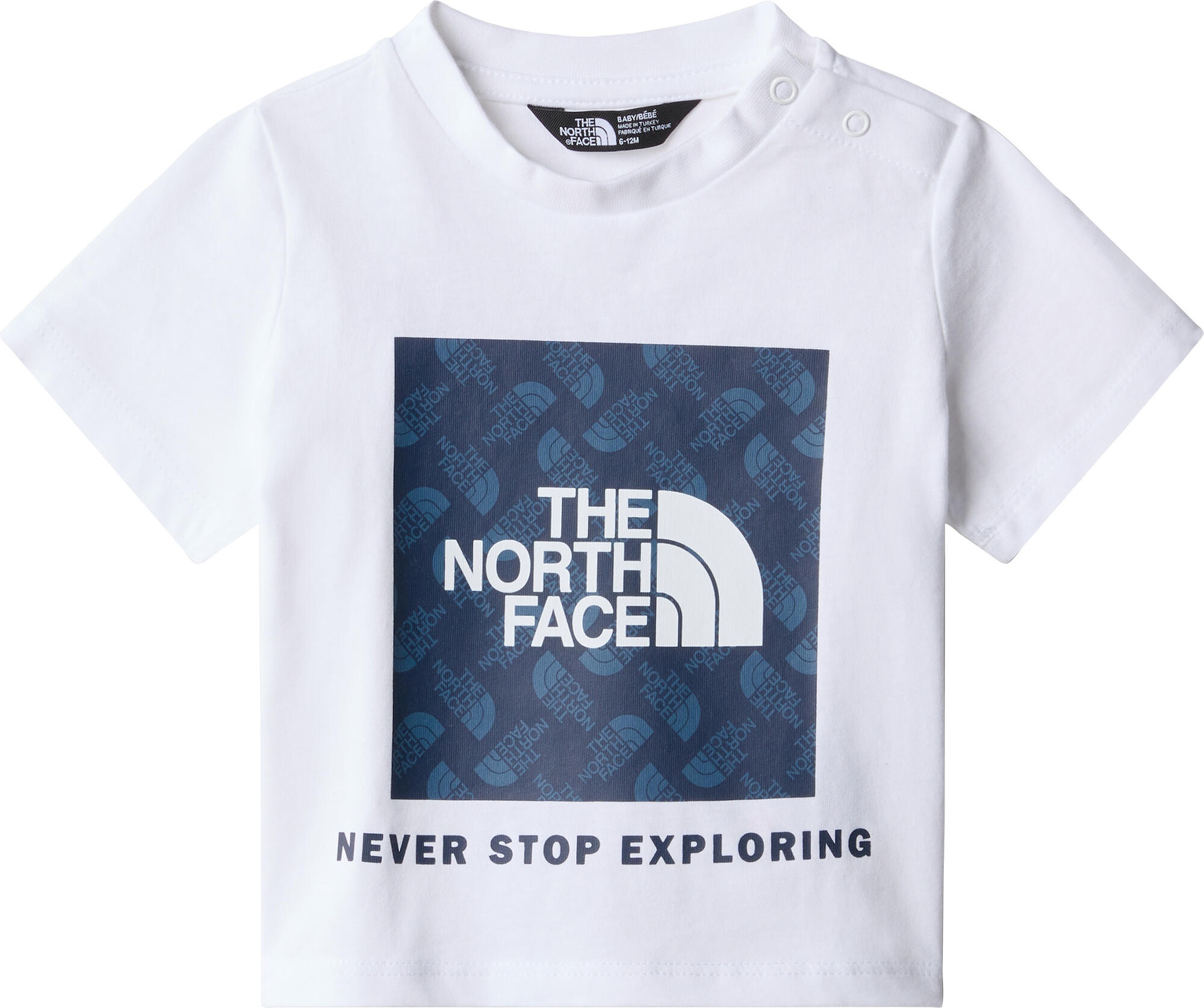 The North Face Baby Short Sleeve Box Infill Print Tee tnf white (FN4) 12M