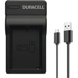 Duracell Ladegerät mit USB Kabel für DR9967/LP-E10