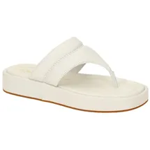 CLARKS Alda Walk Sandale, Off White Lea, 41 EU / 41 EU