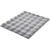 KLEINE WOLKE Badteppich Cloud 50 x 60 cm Polyester Silber