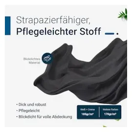 TexDeko Stehtischhusse Premium Anthrazit Ø 70cm mit Schleifenband