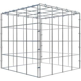 Gabiona C-Ring-Gabione-Anbaukorb Typ 3 40 x 40 x 40 cm Maschenw 10 x 10 cm