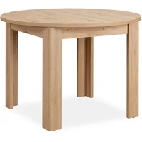 Homestyle4u Esstisch Rund 106 cm Natur 2789