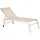 Outsunny Sonnenliege 202 x 65 x 43 cm Cremeweiß