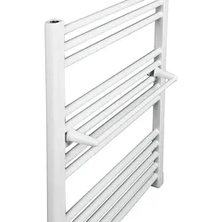 Handtuchhalter für Heizkörper (Ausführung: Handtuchhalter 500mm Farbe weiß RAL 9016)