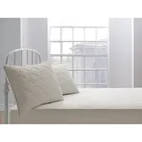 Yatas Bedding Kopfkissen Superwashed Wolle ca. 40x80x2 cm Weiß