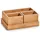 Zeller Organizer-Set Bambus 28 x 11 x 18 cm 4-tlg. natur